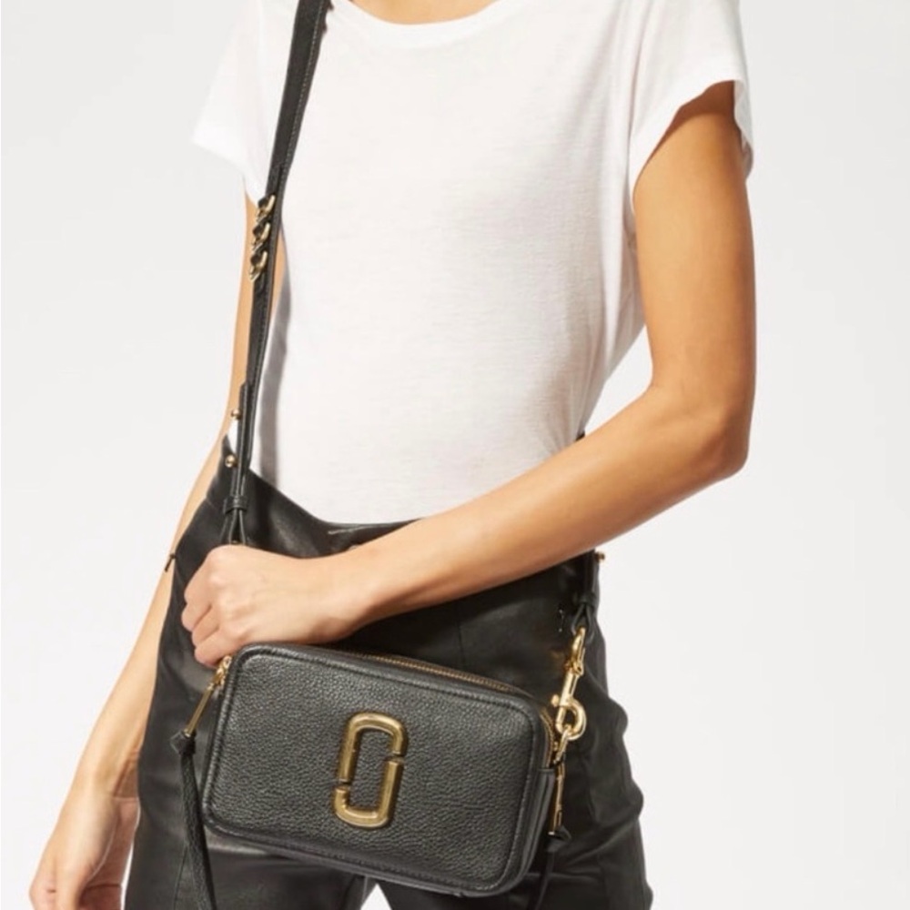 Marc Jacobs SoftShot 21 Leather Crossbody Bag
